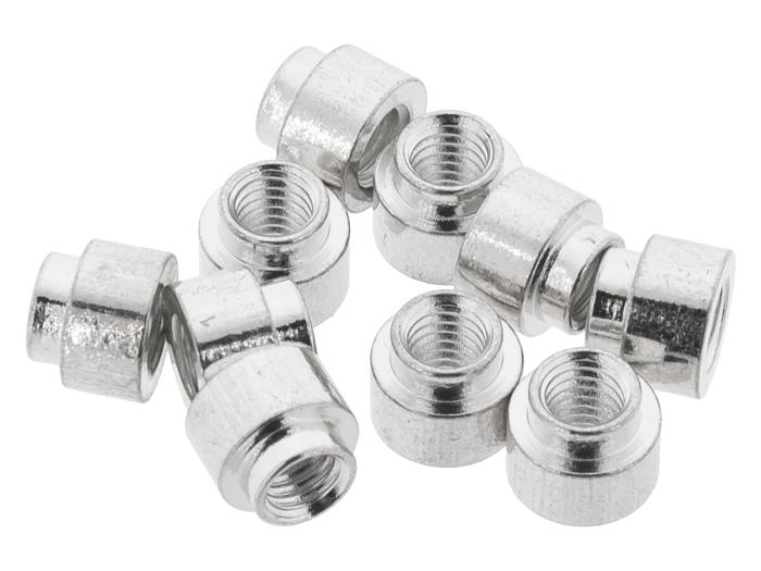 Solderable spacer M3 x 3mm - 10-pack @ electrokit (1 of 1)