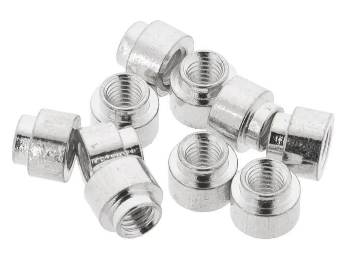 Distans för inlödning M3 x 3mm - 10-pack @ electrokit (1 av 1)