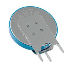 CR2032 SLF PCB vertikal 3V litium batteri Varta @ electrokit