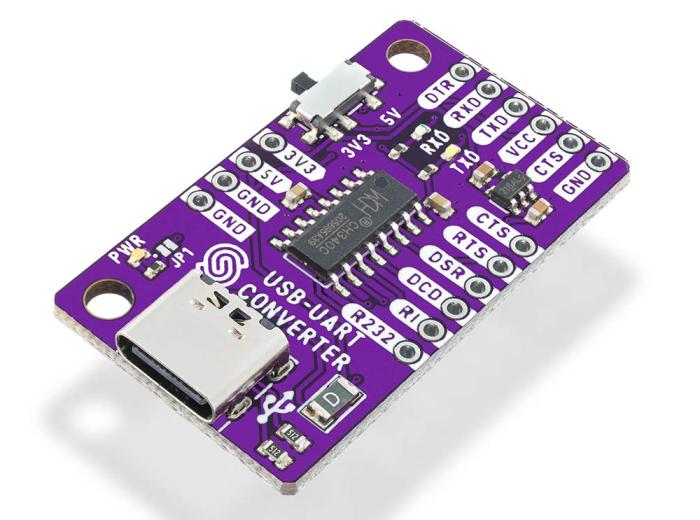 USB-C to UART (TTL) module 3.3/5V 6-pin with flow control @ electrokit (2 of 5)