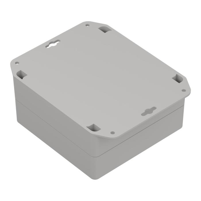 Apparatlåda med fläns 120x120x60mm ABS IP65 @ electrokit (2 av 4)