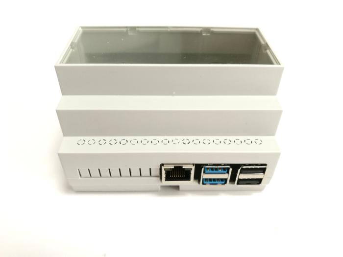 Inbyggnadslåda för Raspberry Pi 4 - DIN-skena @ electrokit (4 av 10)