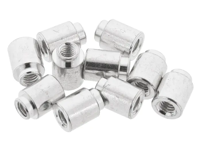Distans för inlödning M3 x 6mm - 10-pack @ electrokit (1 av 1)