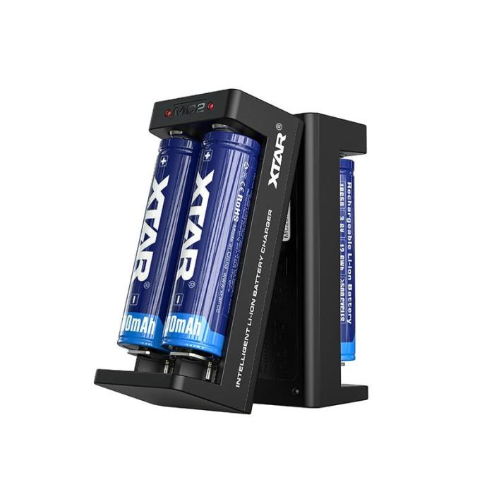 Batteriladdare Li-Ion 1A för 2x 18650 Xtar MC2 @ electrokit (5 av 7)