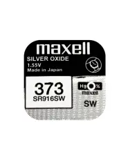 Knappcellsbatteri silveroxid 373 SR916 Maxell @ electrokit