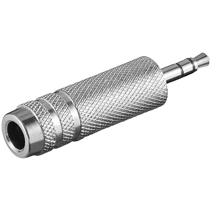 Adapter 3.5mm stereo hane - 6.3mm stereo hona @ electrokit (1 av 1)