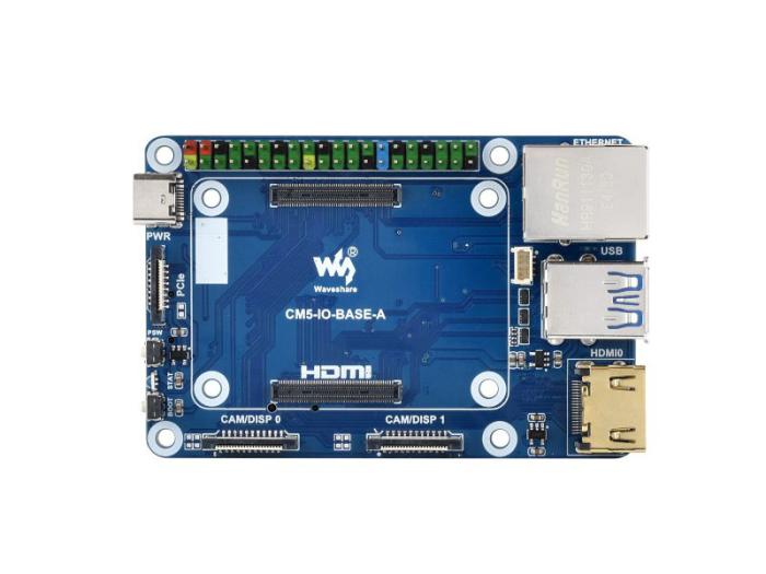 Compute Module 5 mini base IO Board @ electrokit (3 av 10)