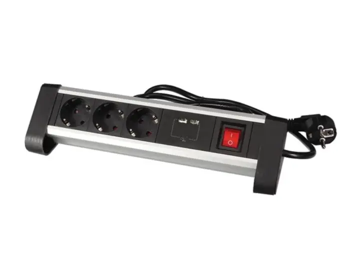 Grenuttag med brytare 3-vägs och 2 USB uttag @ electrokit (1 av 2)