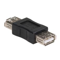 USB-A female to USB-A female adapter @ electrokit