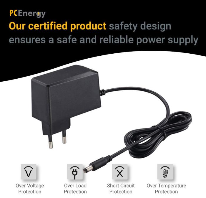 Power supply 12VDC 12W 1A @ electrokit (2 of 2)