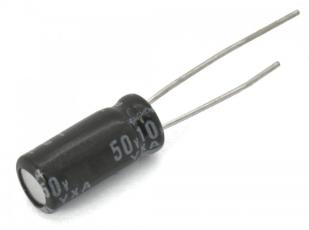 Elektrolytkondensator 1uF 100V 105C &oslash;5x11mm @ electrokit