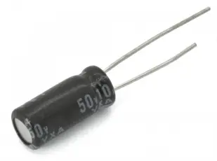 Electrolytic capacitor 1uF 100V 105C &oslash;5x11mm @ electrokit