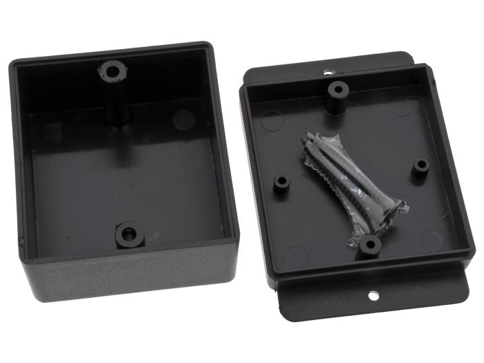 Enclosure FB32 60x66x41mm with flange black @ electrokit (3 of 3)
