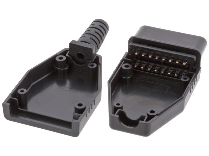 OBD2 connector male with housing @ electrokit (3 of 4)