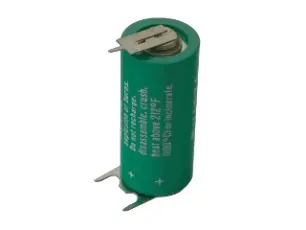 CR2/3AA batteri litium 3V PCB 3-pin @ electrokit