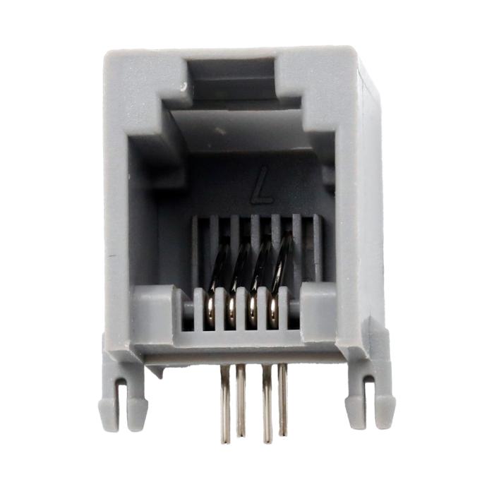 Modularuttag 6P4C - RJ11 PCB @ electrokit (2 av 2)