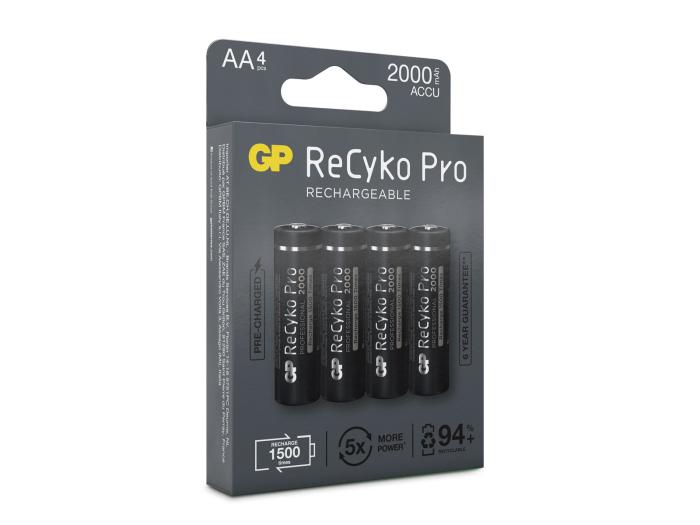 Batteri 1.5V LR6 / AA GP ReCyco Pro 4-pack @ electrokit (2 av 2)