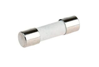 Fuse 5x20mm 1A slow-blow (T) ceramic @ electrokit