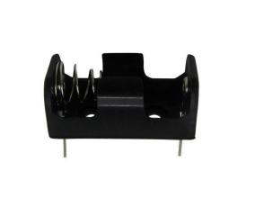 Battery holder 1x 1/2AA PCB (THT) @ electrokit