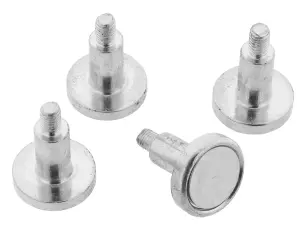 Magnetic feet M3 x 16.6mm - 4-pack @ electrokit