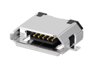 USB micro-B kontakt SMD @ electrokit