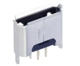 USB micro-B socket PCB 5-pin @ electrokit