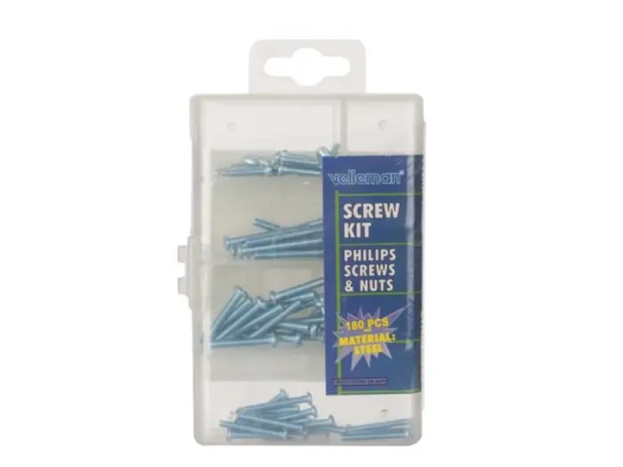 Screws and nuts 180 pcs @ electrokit (1 of 1)