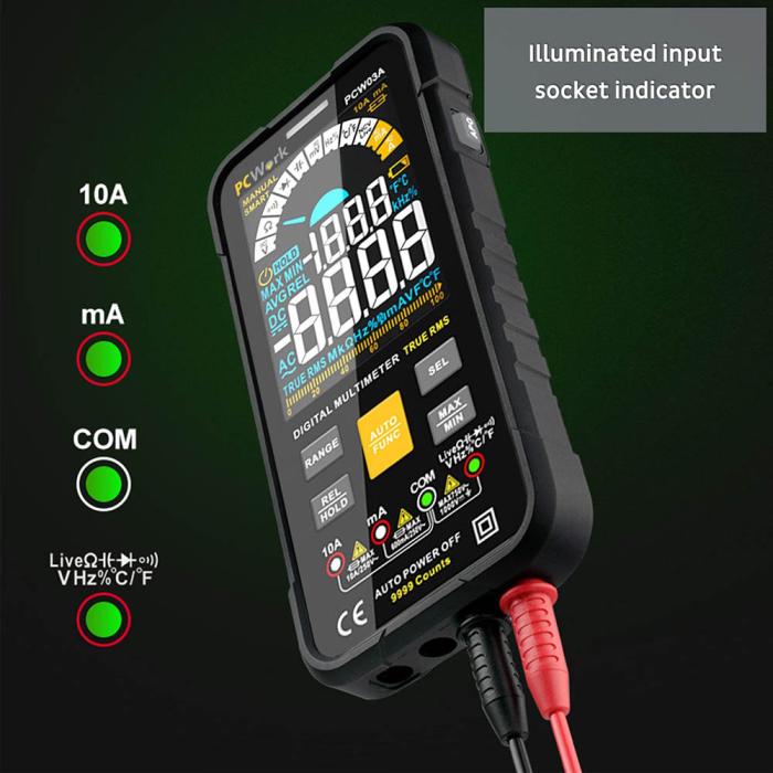 Digital multimeter TrueRMS 10000 counts @ electrokit (7 av 14)