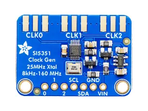 Klockgenerator I2C 8kHz - 160MHz Si5351A @ electrokit