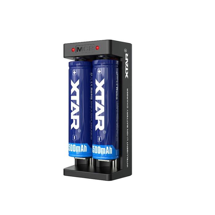 Batteriladdare Li-Ion 1A för 2x 18650 Xtar MC2 @ electrokit (6 av 7)
