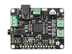 MAX9744 Förstärkarmodul stereo Klass-D 20W @ electrokit