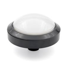 Tryckknapp arkad &oslash;100mm Big Dome vit @ electrokit