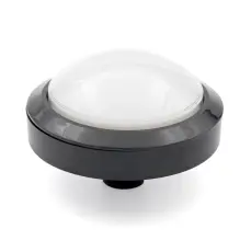 Tryckknapp arkad &oslash;100mm Big Dome vit @ electrokit