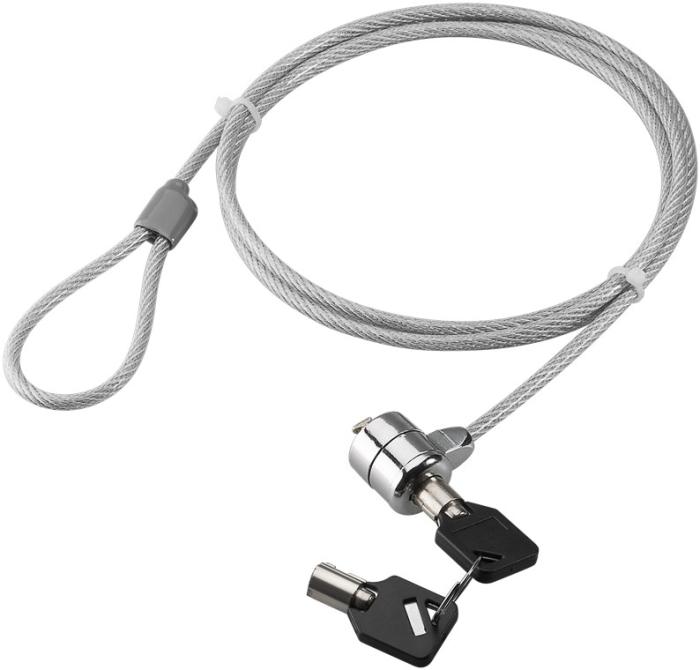 Vajerlås till laptop 1.5m - 2 nycklar @ electrokit (3 av 6)