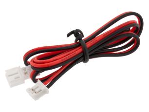 Battery extension cable JST-PH 2-p 50cm @ electrokit