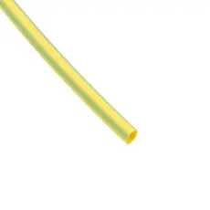 Krympslang 3.2mm 1m gul-grön @ electrokit