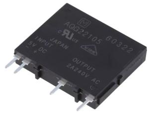 Solid State Relay SSR PCB 4-6V / 75-264VAC 2A @ electrokit