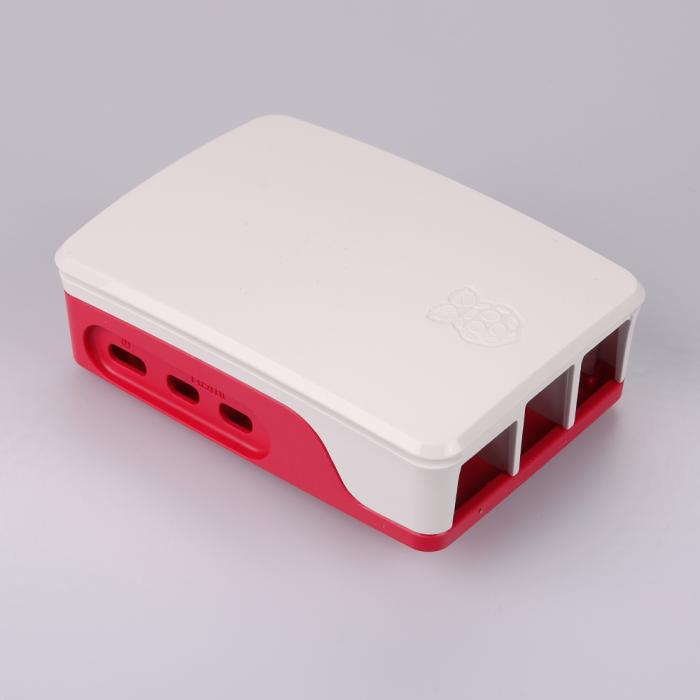 Raspberry Pi 5 case red/white incl. fan @ electrokit (4 of 4)
