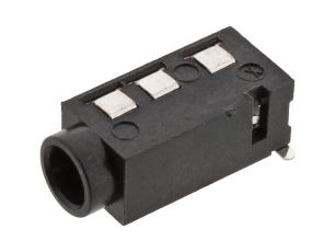 3.5mm female 4-pin SMD @ electrokit