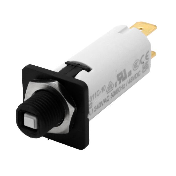 Automatsäkring T9-311 10A 240VAC 48VDC @ electrokit (1 av 1)