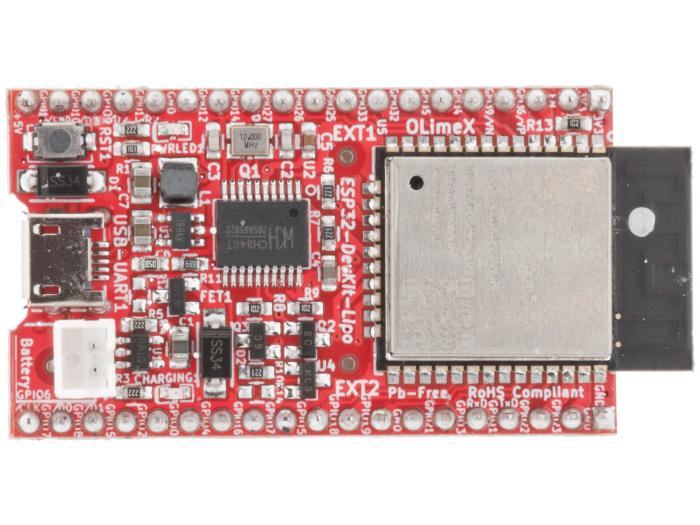 ESP32-WROOM-32 DevKit LiPo @ electrokit (2 av 3)