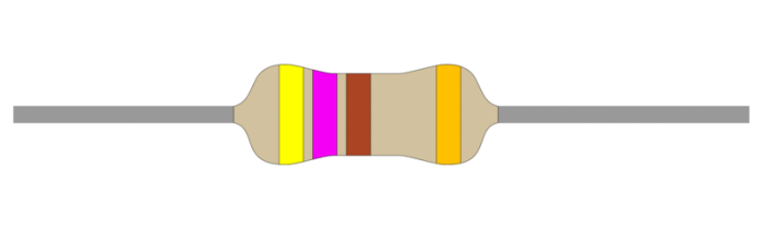 Resistor 1W 5% 470ohm (470R) @ electrokit (1 of 1)