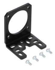 Mounting bracket for stepper motor NEMA17 @ electrokit