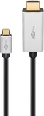 HDMI 2.1 till USB-C kabel (4K@120Hz) 2m svart @ electrokit