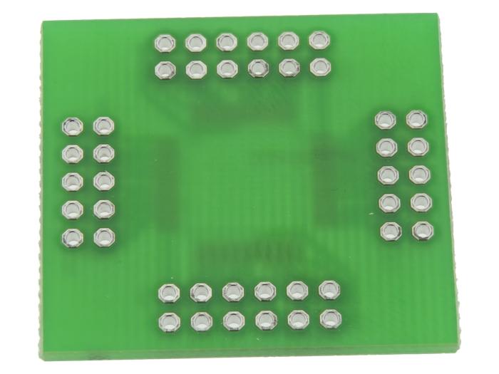 Adapterkort xQFP44 0.80mm @ electrokit (2 av 2)
