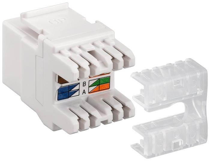 Keystone-modul Cat6 UTP verktygsfri @ electrokit (2 av 2)