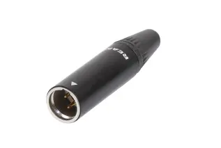 Mini XLR 3-pol hane @ electrokit