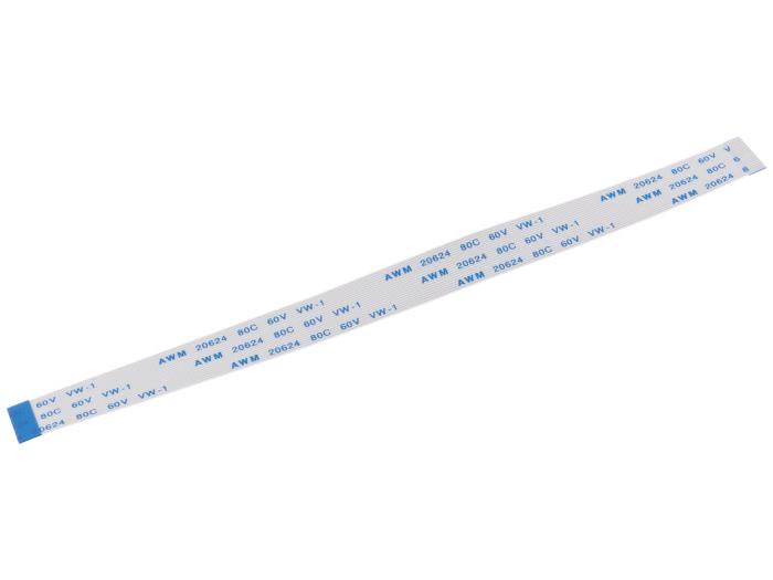 FPC-kabel 20-pol 0.5mm 150mm motsatt-sida @ electrokit (1 av 1)