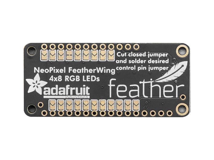 NeoPixel FeatherWing - 4x8 RGB LED @ electrokit (2 av 6)