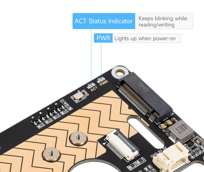 PCIe to M.2 HAT for Raspberry Pi 5 @ electrokit (12 of 16)